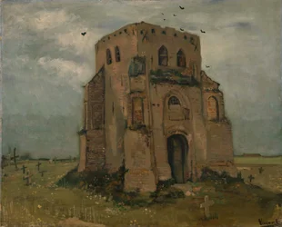 Le vieux clocher de Nuenen (Le cimetière des paysans)